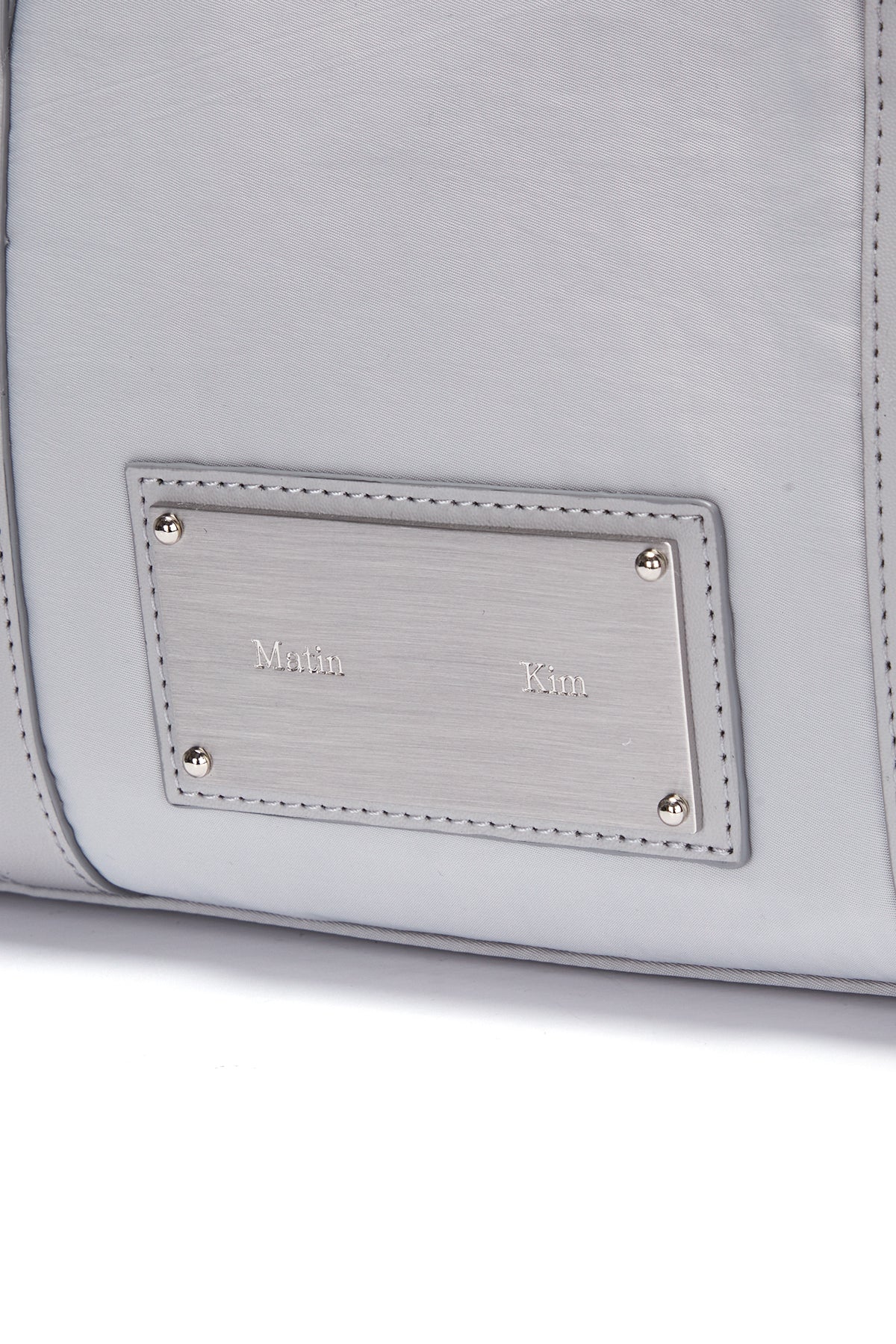 Matinkim SPORTY TOTE BAG IN LIGHT GREY