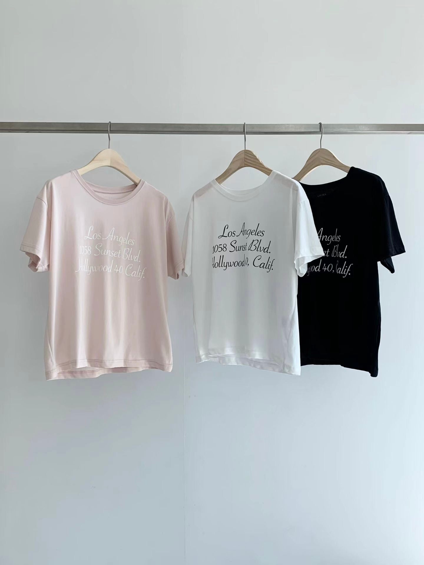 LA字母印花Tee (3 Colors)