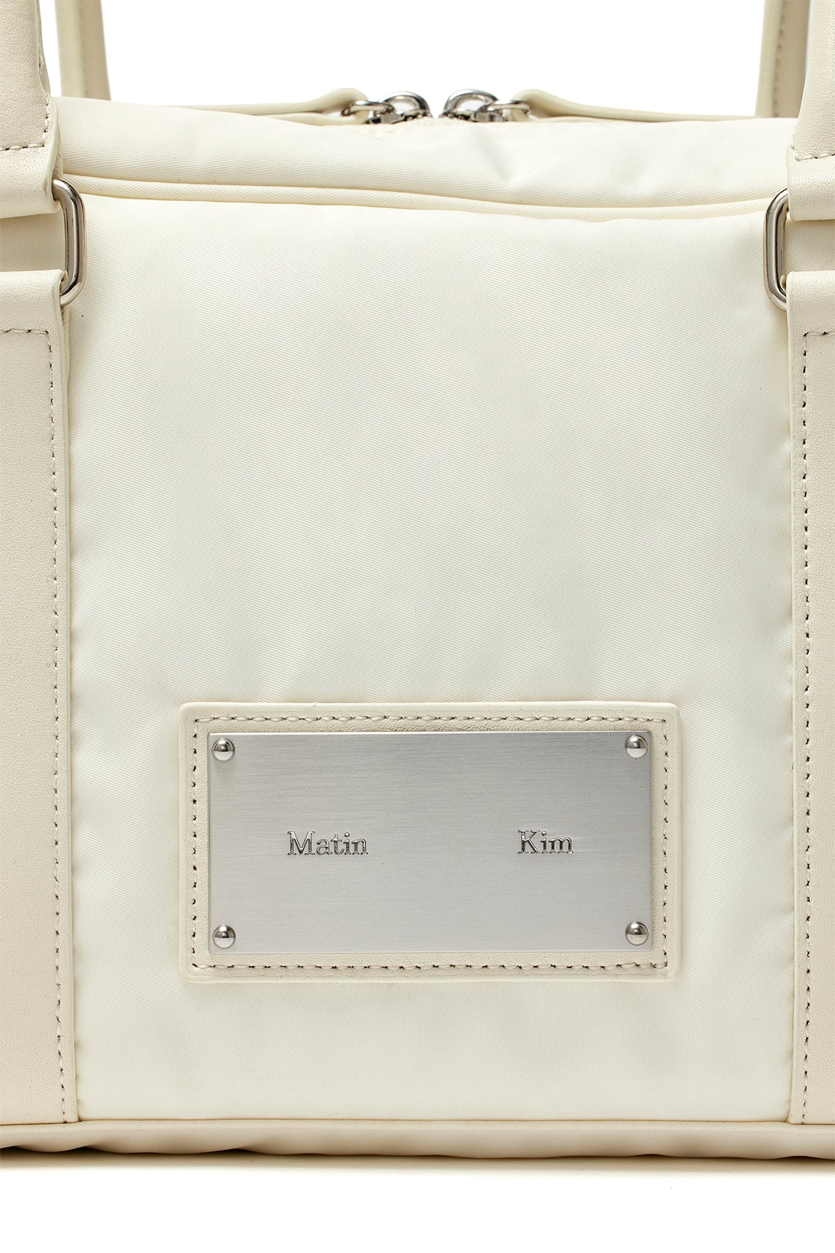 Matinkim SPORTY TOTE BAG IN IVORY