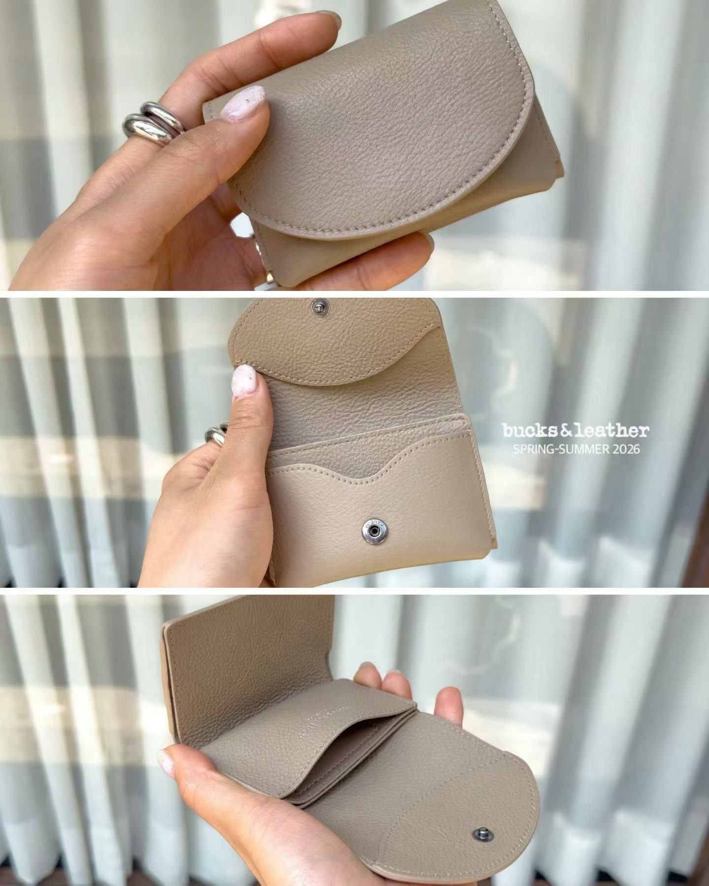bucks&leather 26SS Compact Wallet