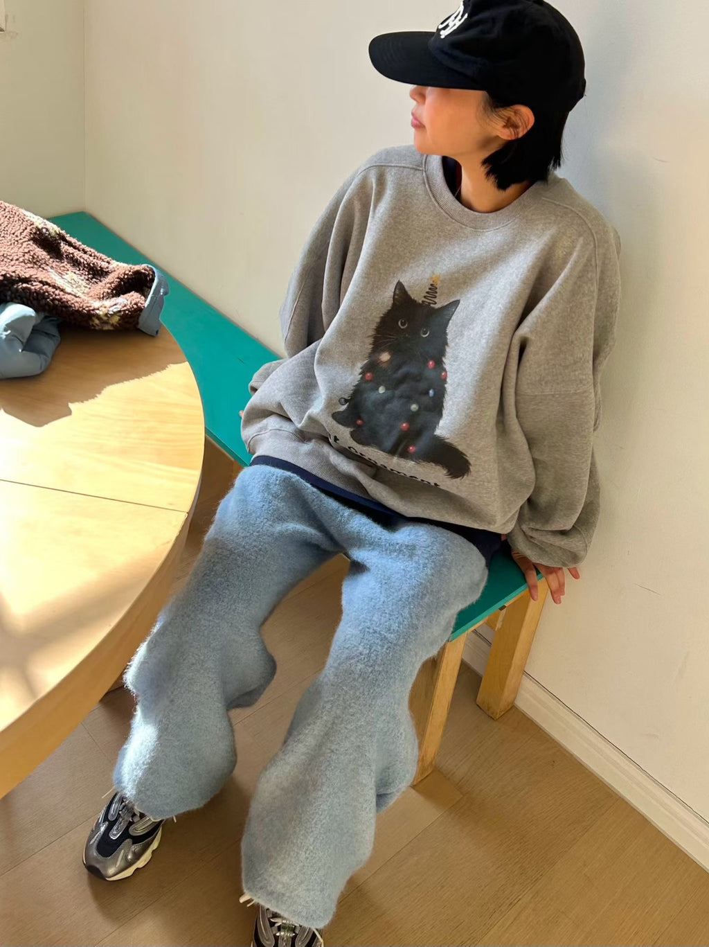 聖誕貓衛衣 2色