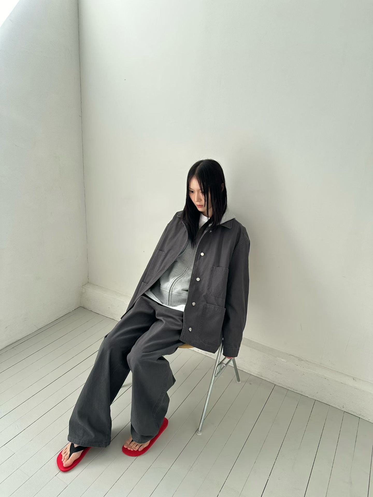 簡約淨色長褲 3色