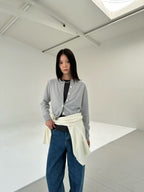 圓領針織外套 3色