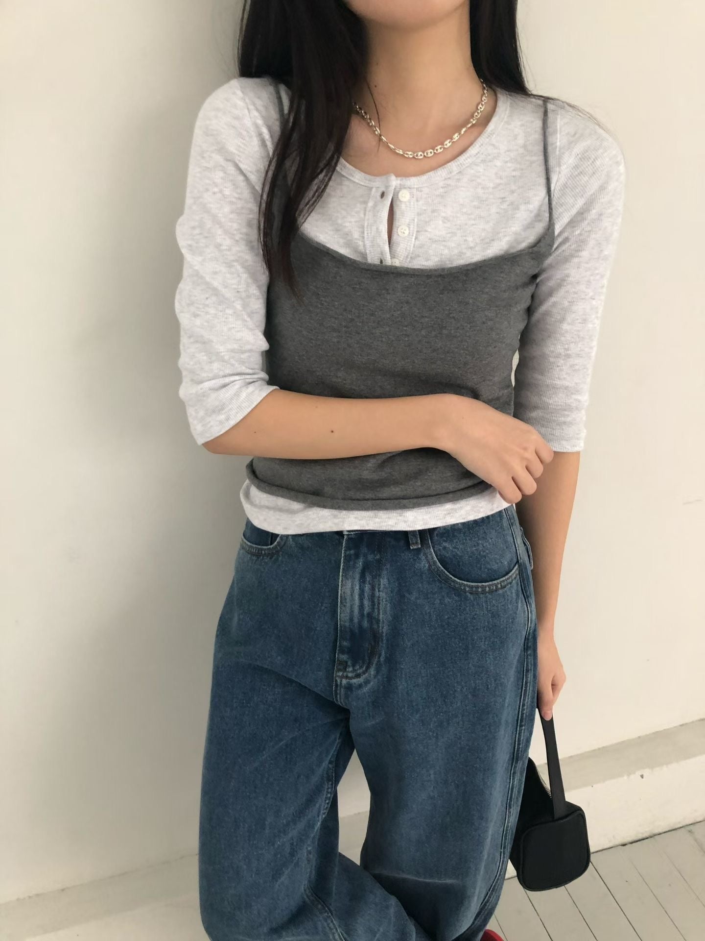 細肩帶背心 (4色)