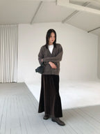 V領排釦針織外套 5色