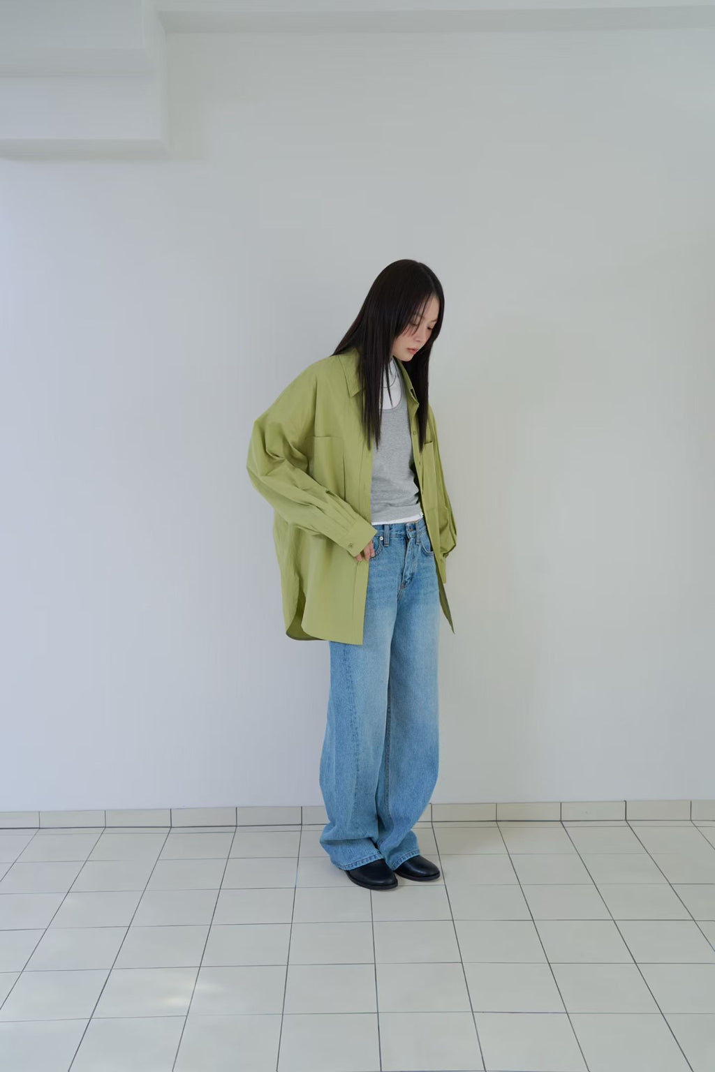 棉質口袋襯衫 (4色)