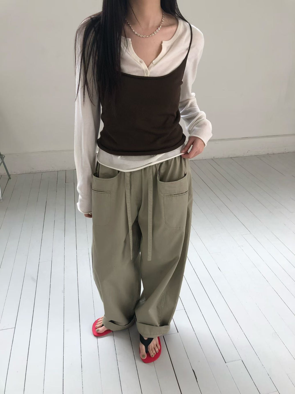 細肩帶背心 (4色)