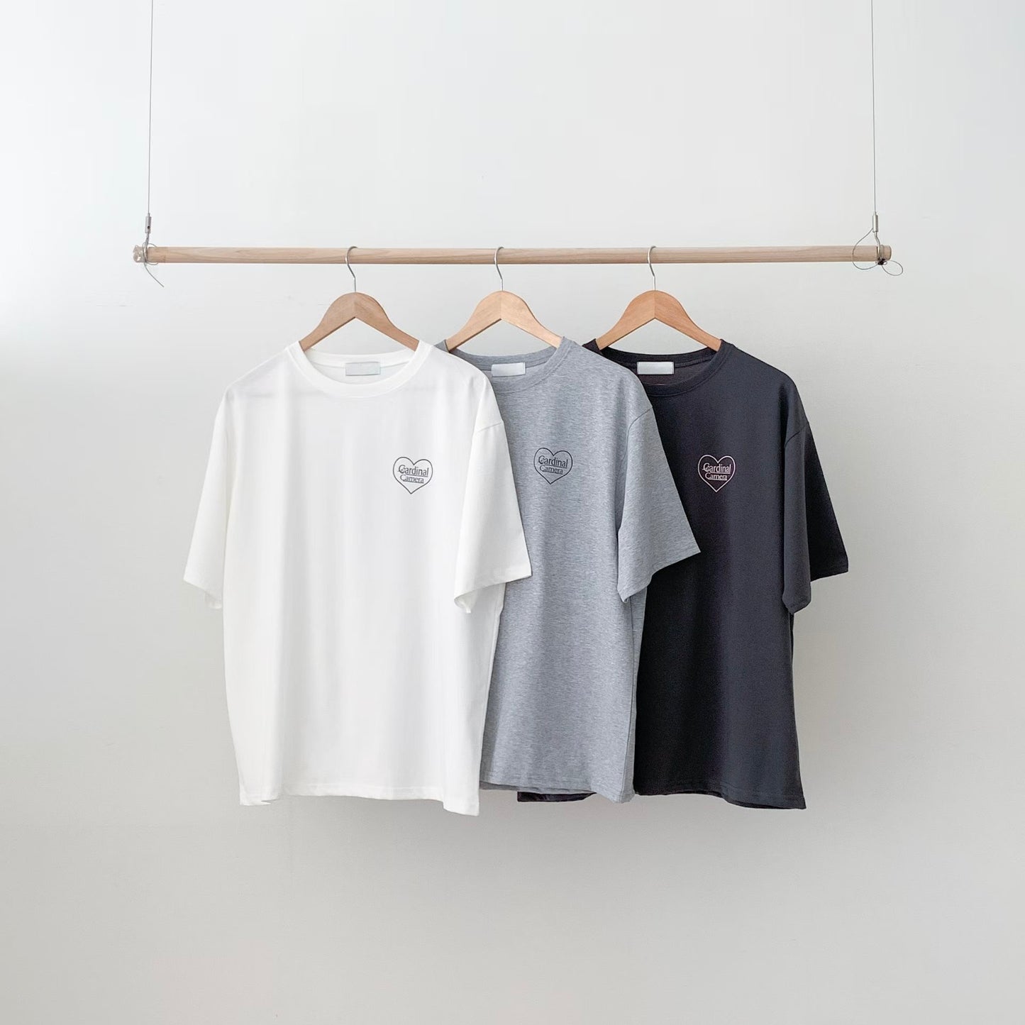 簡約心形Tee (3 Colors)