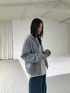 連帽拉鍊外套 2色