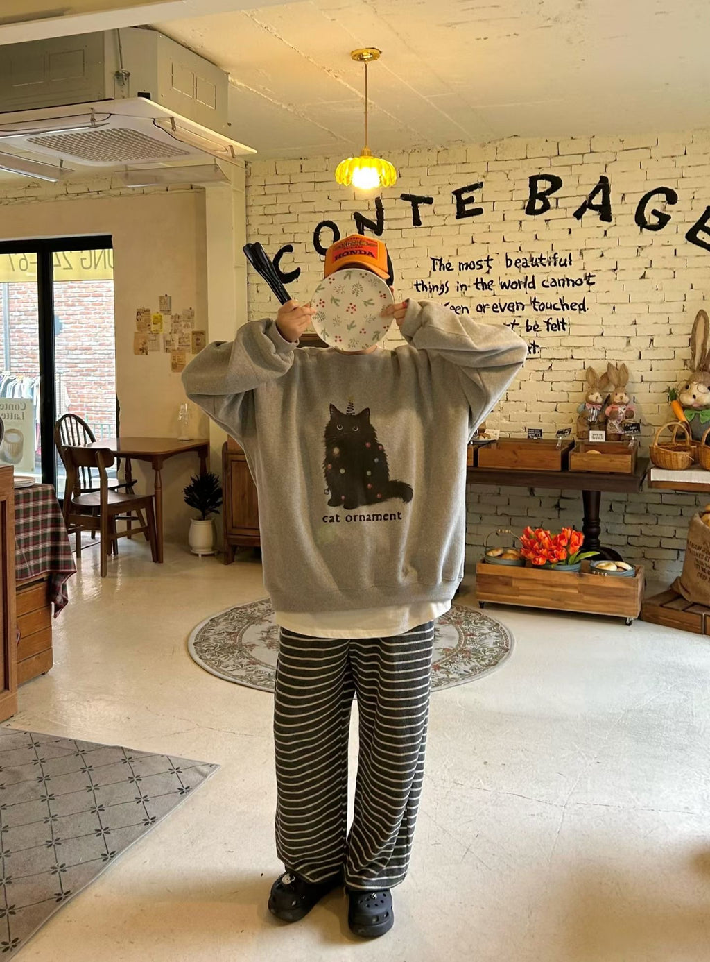 聖誕貓衛衣 2色