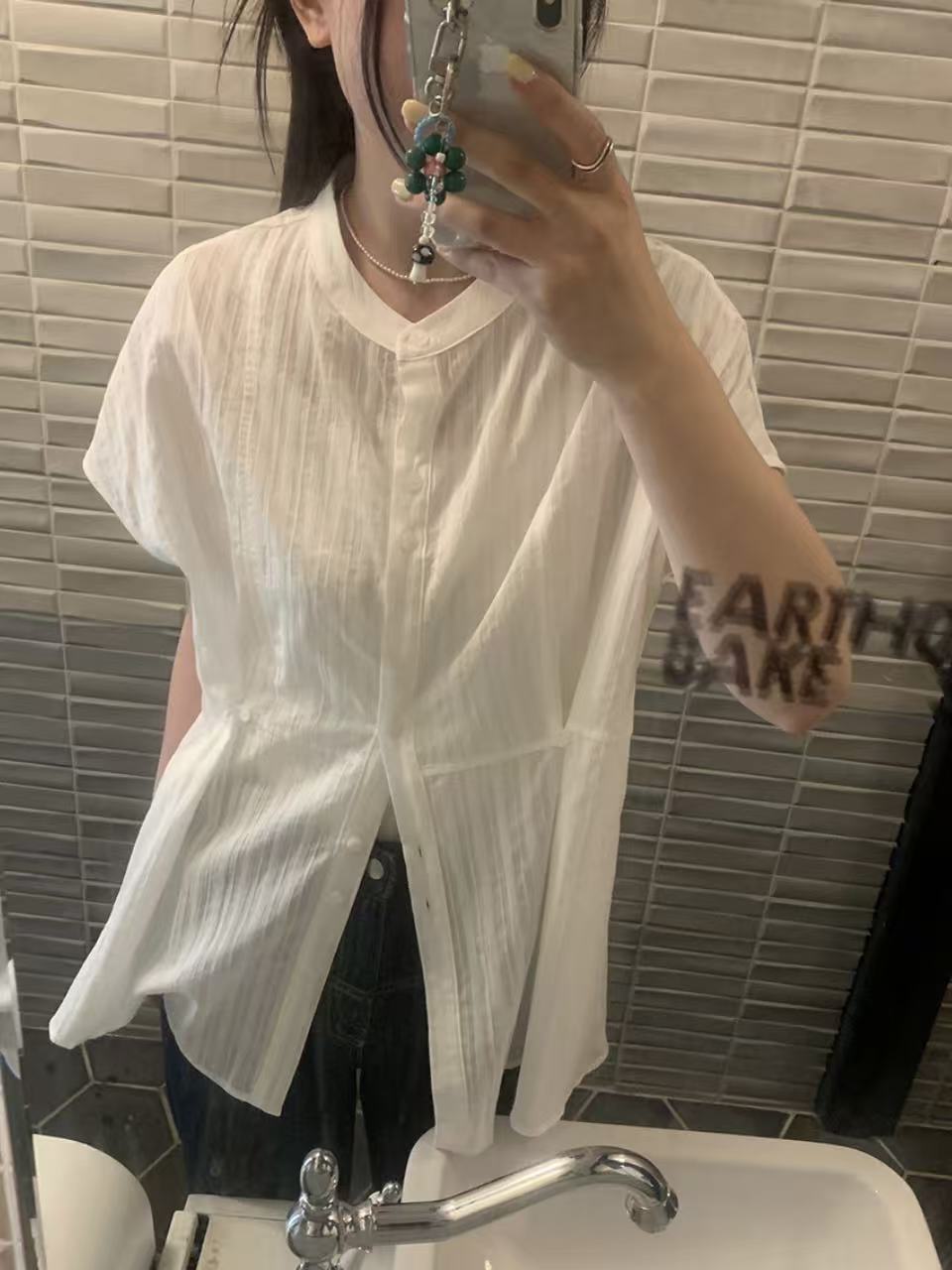 夏日必備輕透質感襯衫 (2 Colors)