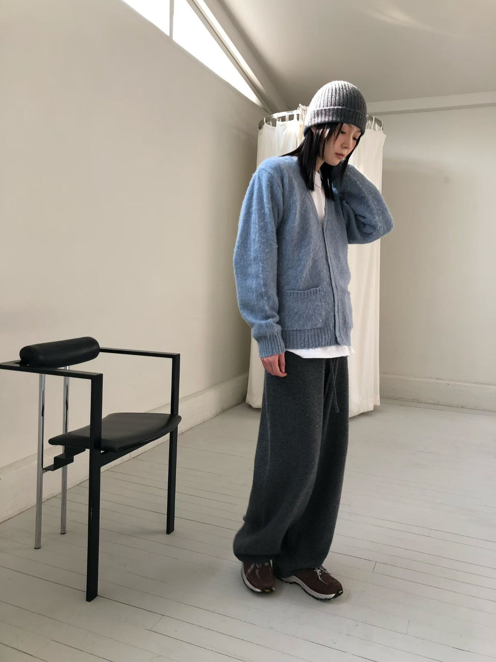 V領排釦針織外套 5色