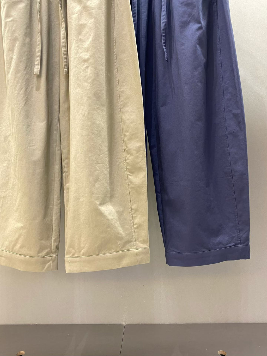 棉質寬鬆長褲 (2色)