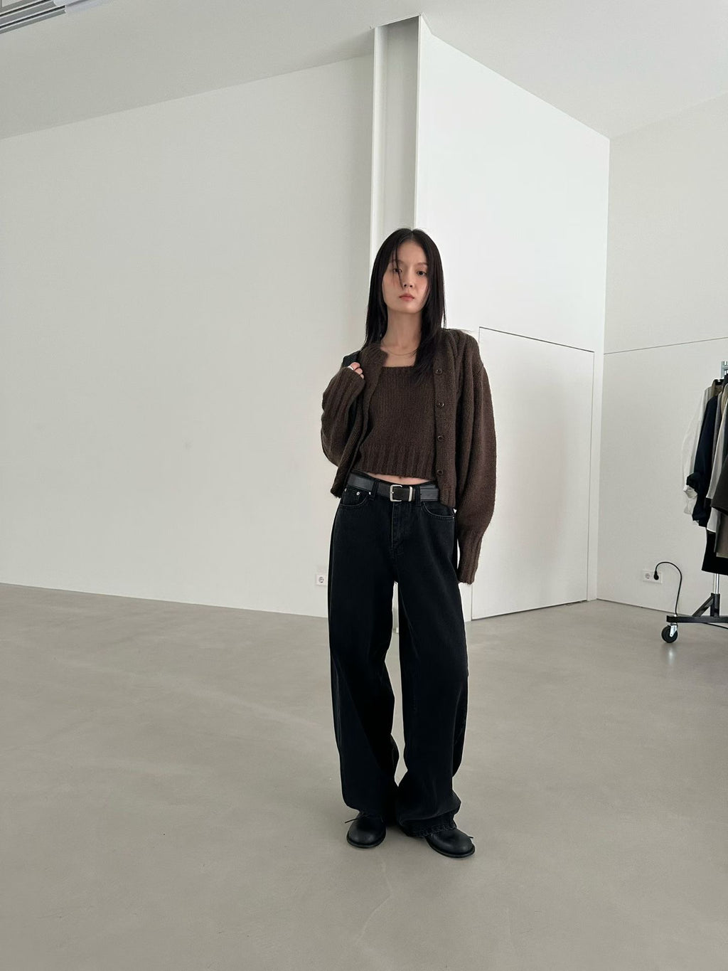 復古針織外套 3色