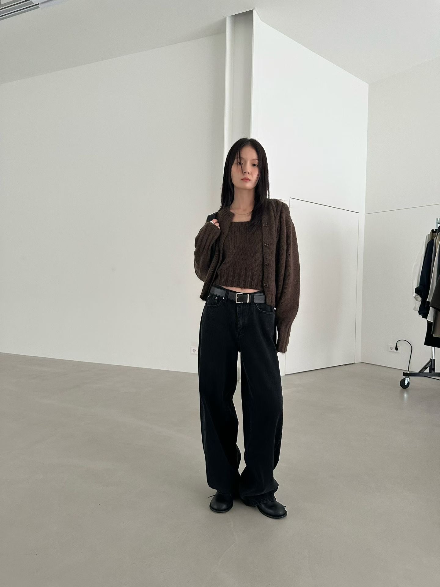 復古針織外套 3色