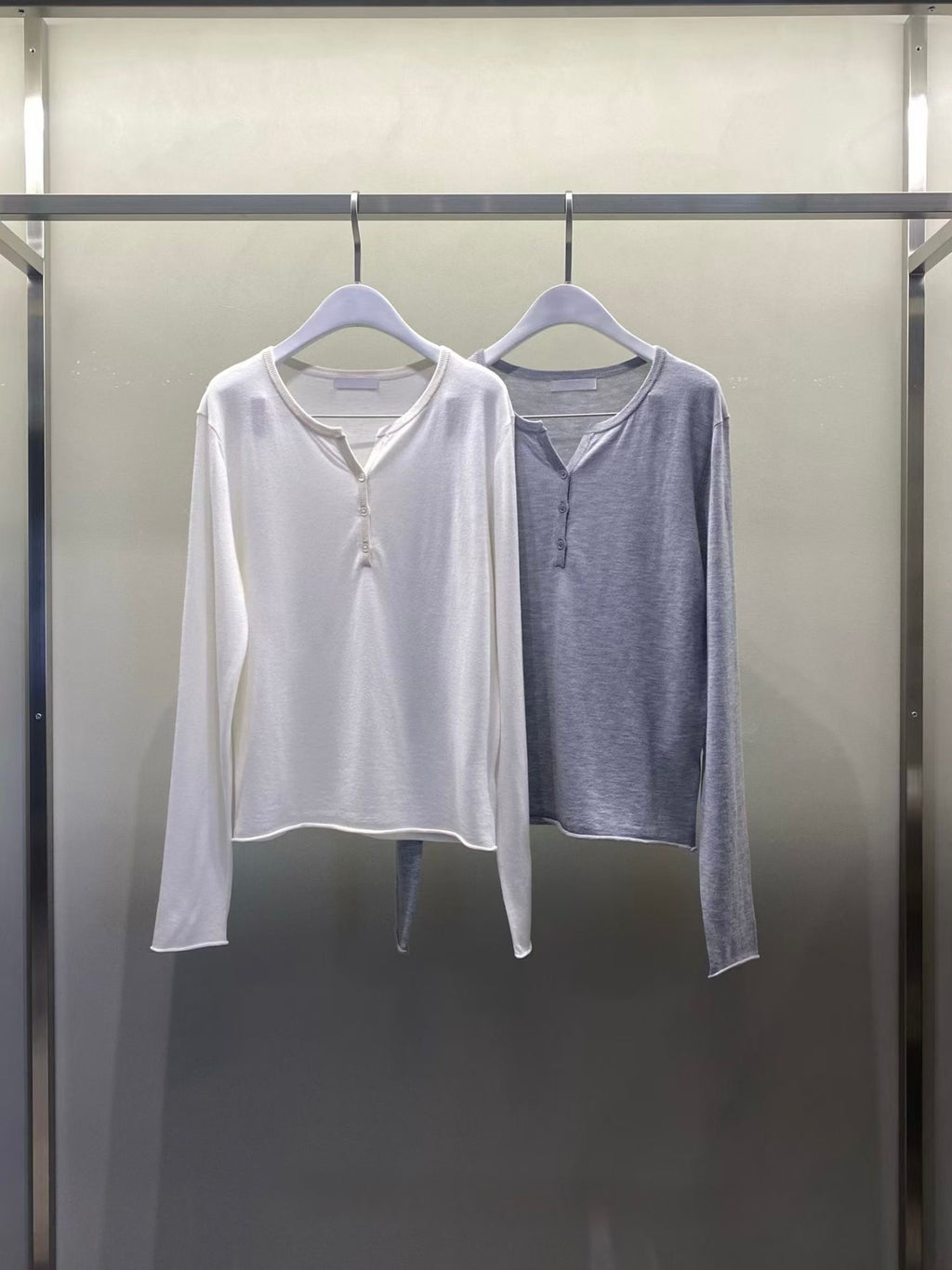 春季針織上衣 (2色)