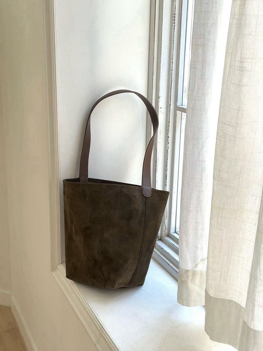 麂皮側背袋 7色