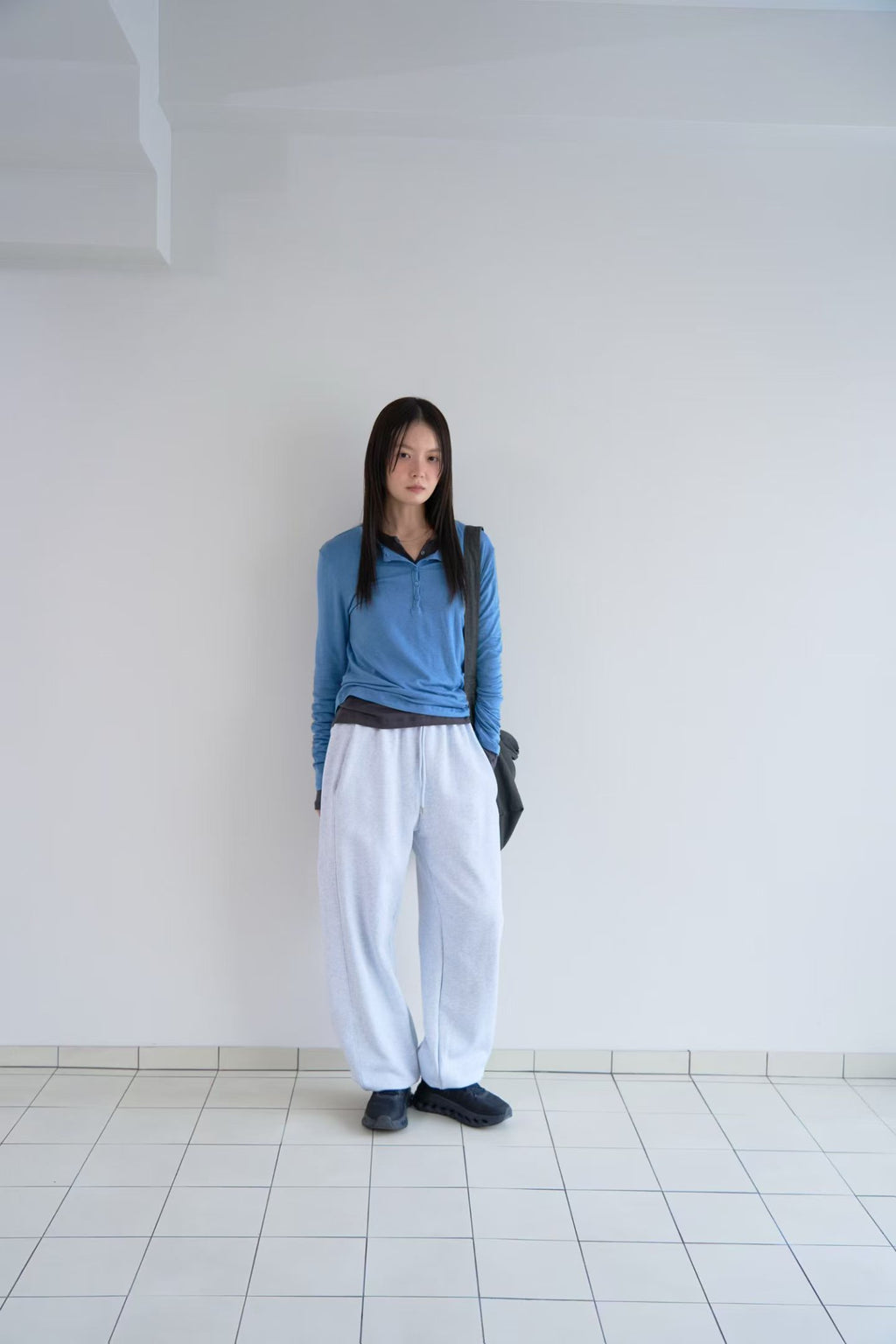 柔軟棉質慢跑褲