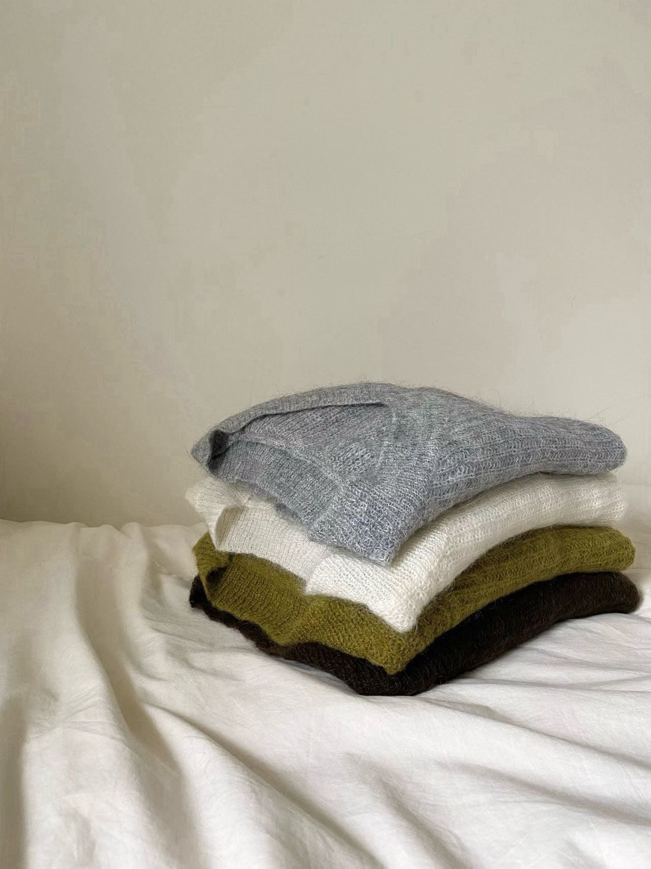 V領針織上衣 4色