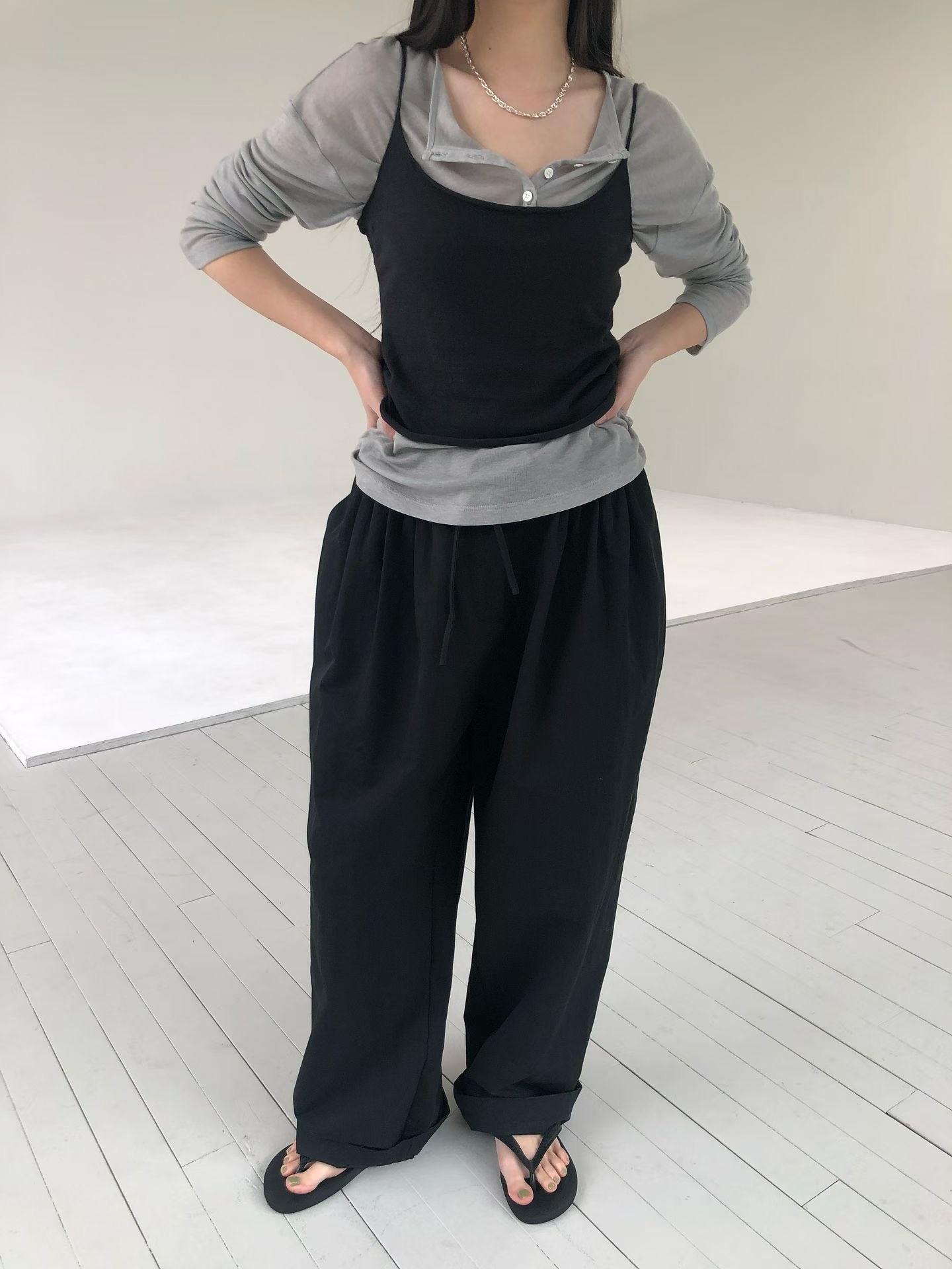 細肩帶背心 (4色)