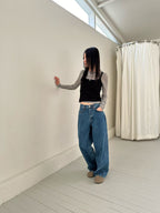 層次穿搭✨拼色背心長袖上衣 4色