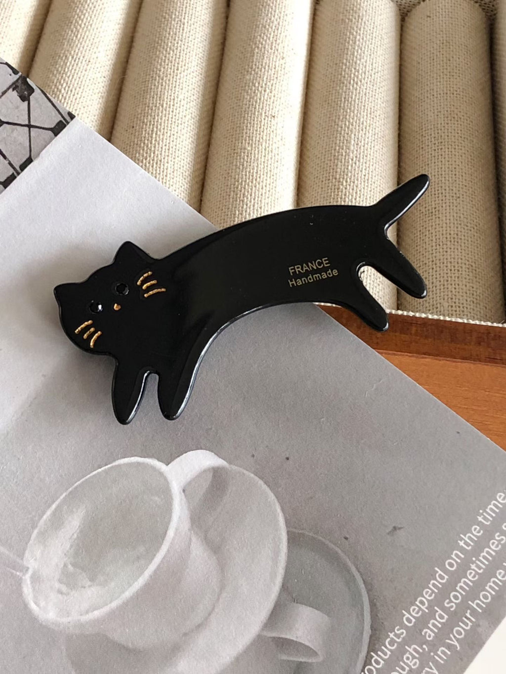 meow hair clip (4 colors)