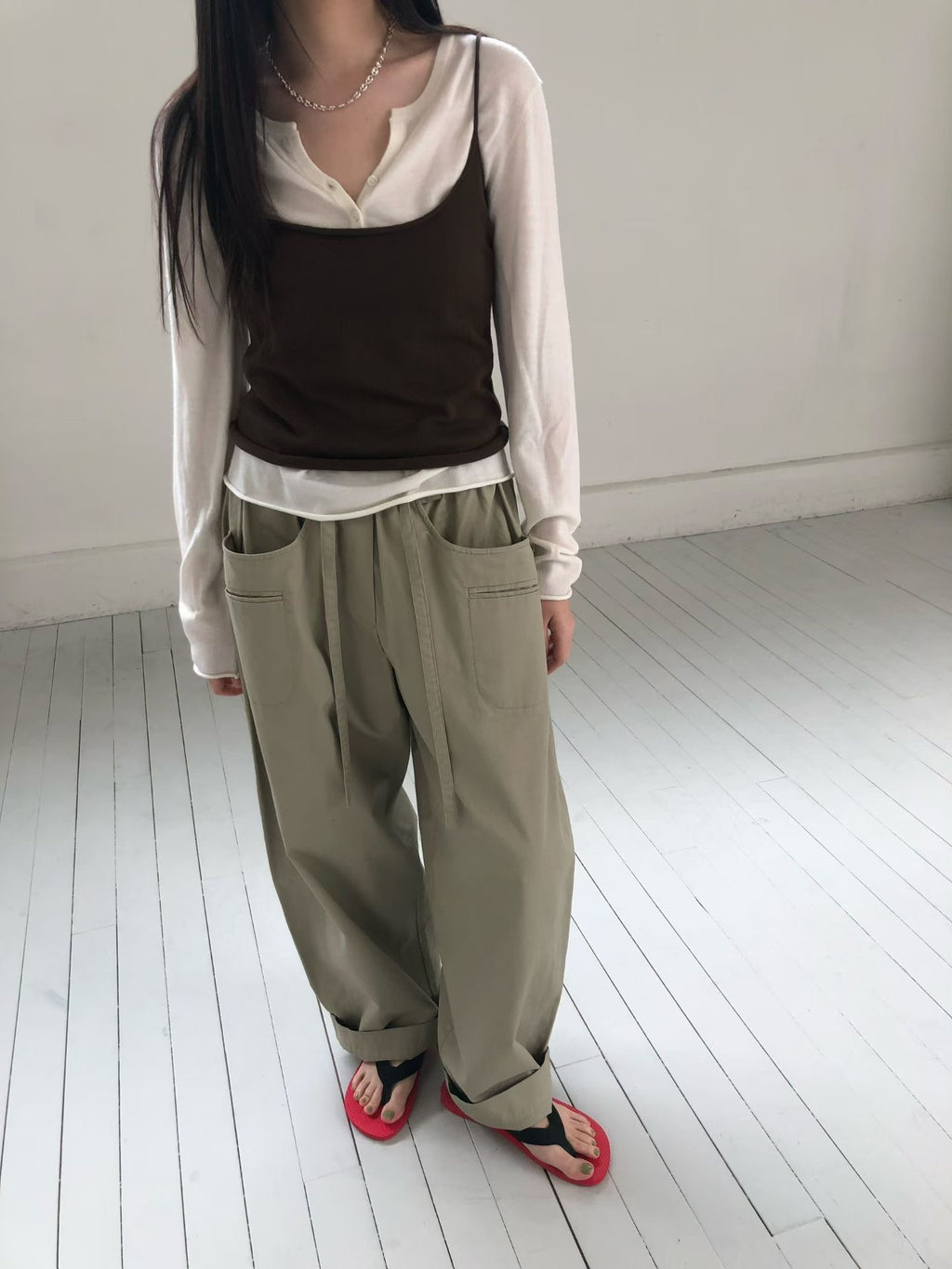 細肩帶背心 (4色)