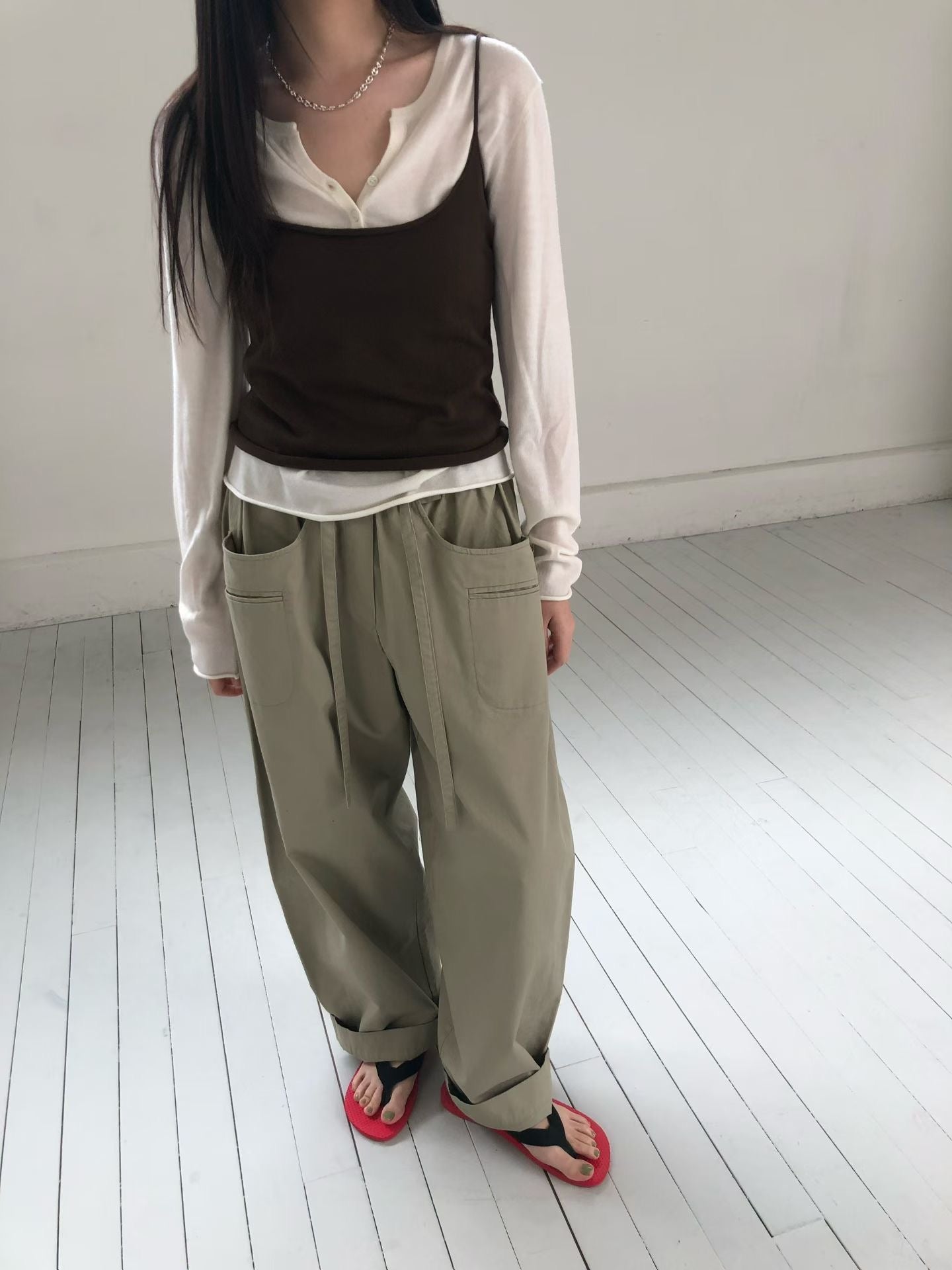 細肩帶背心 (4色)