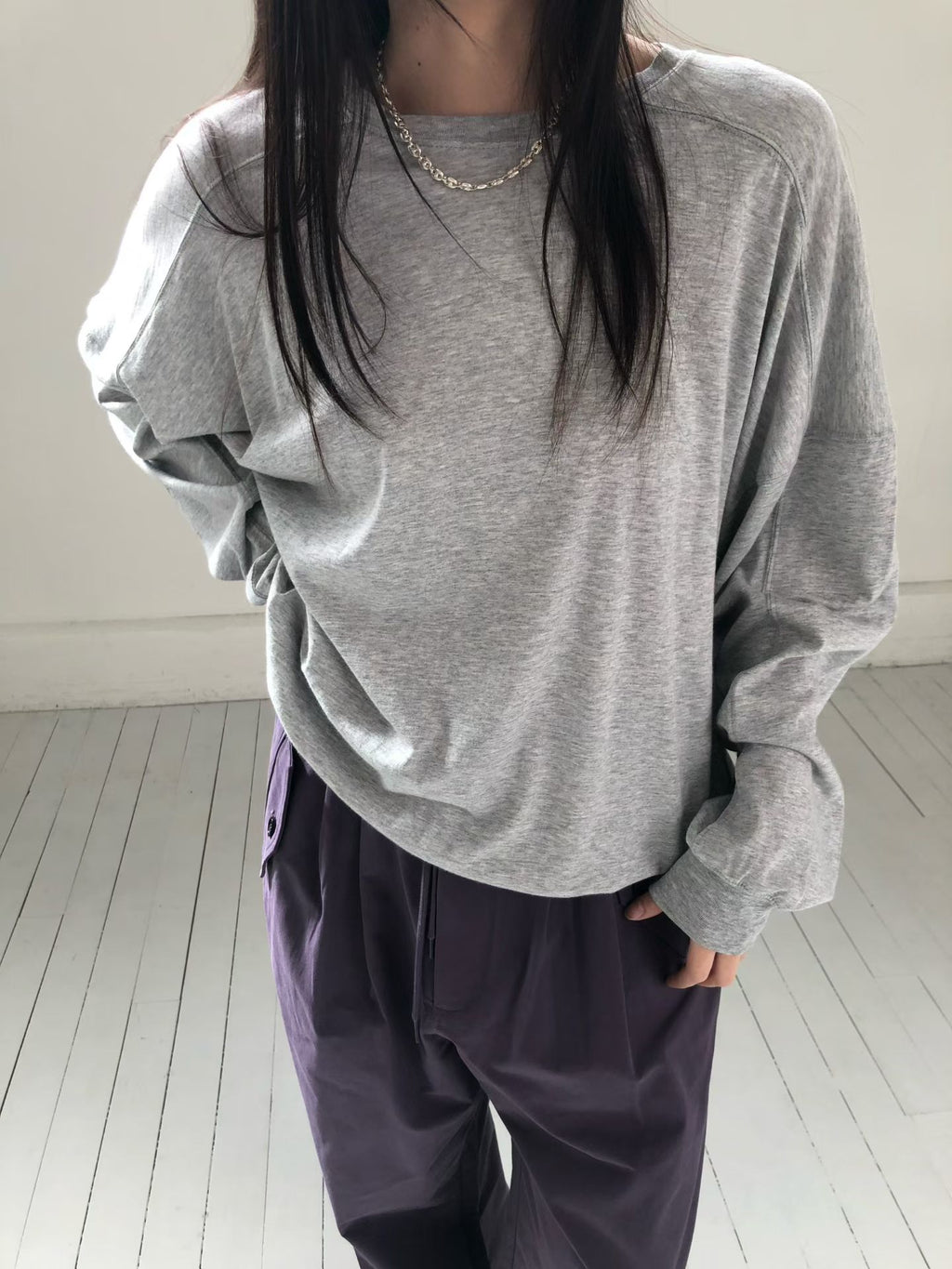 輕薄寬鬆衛衣 (4色)