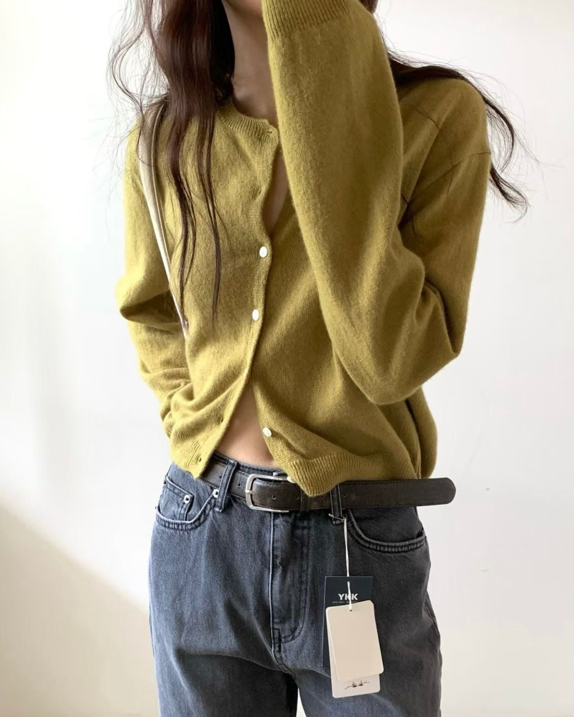 百搭圓領淨色外套 5色