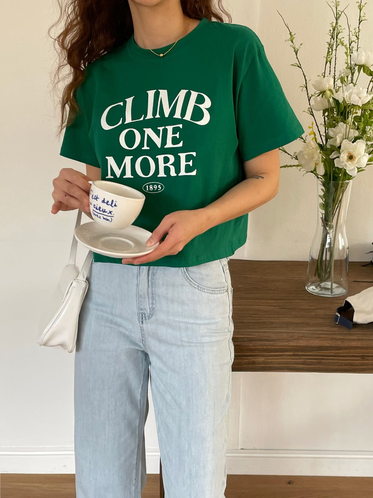 "Climb One More" 短版 Tee (3 Colors)