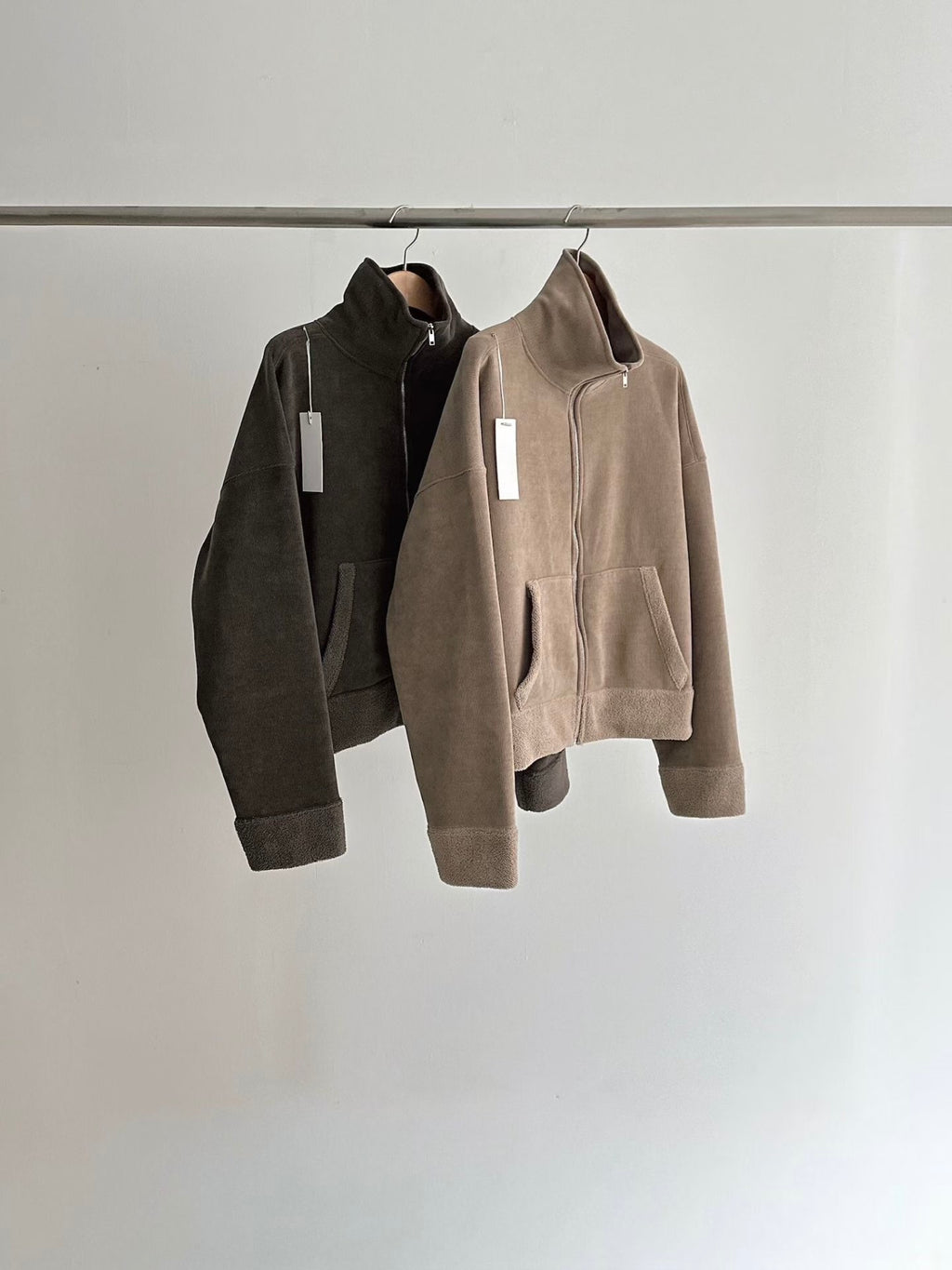 Teddy 高領外套 (2色)