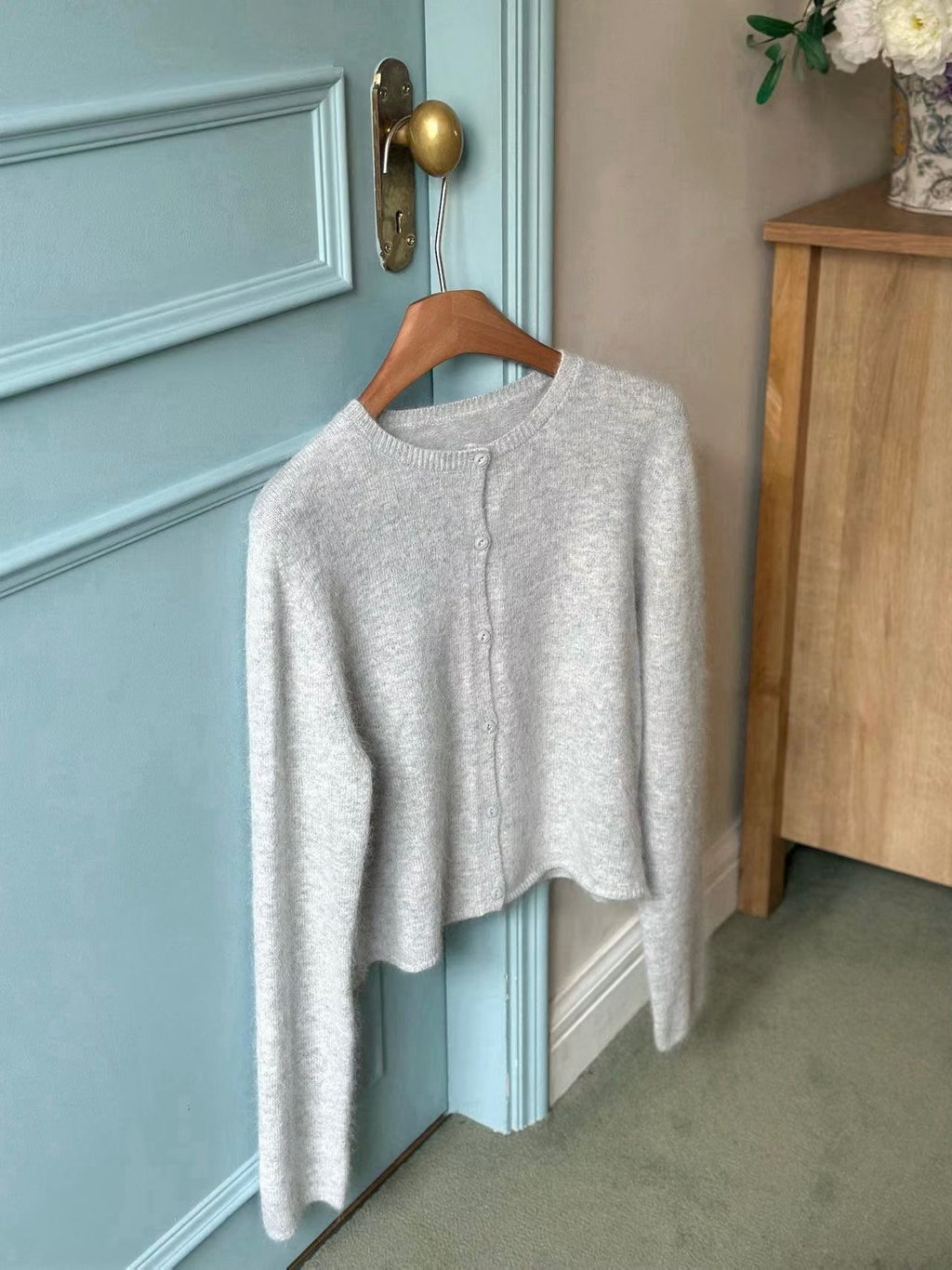 淨色針織外套 6色