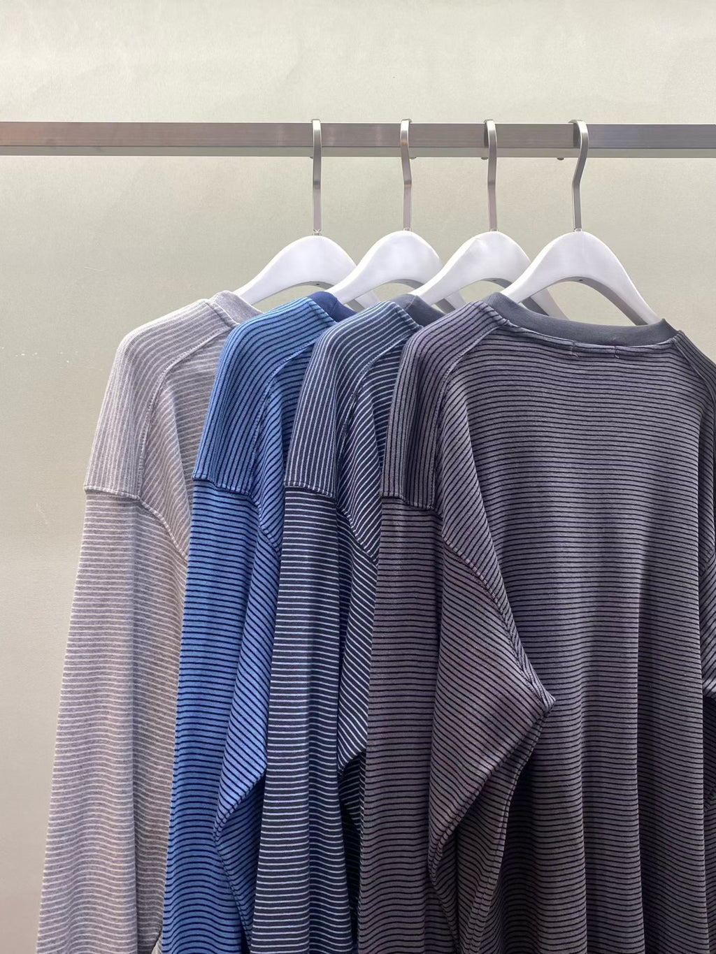 條紋長袖TEE 4色