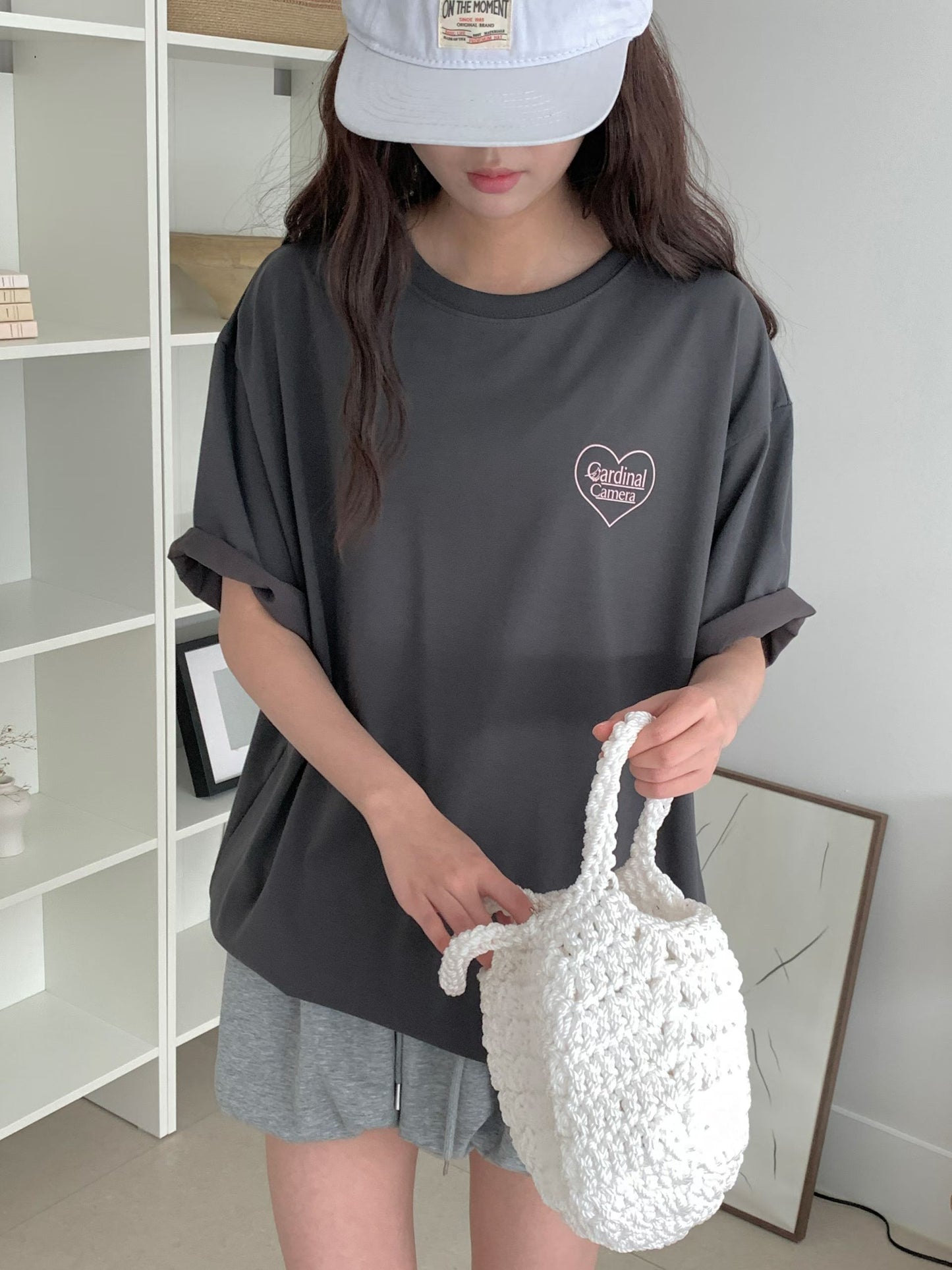 簡約心形Tee (3 Colors)