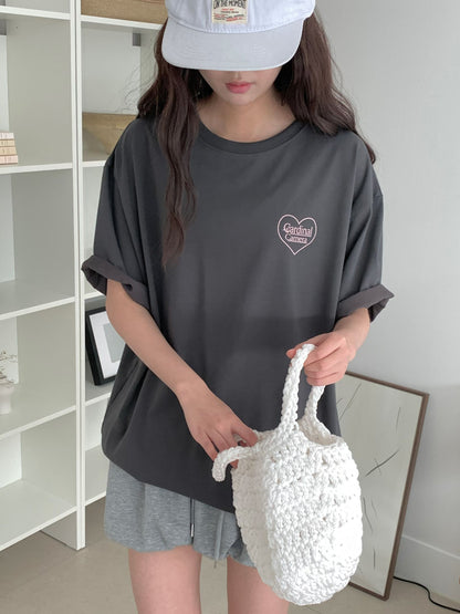 簡約心形Tee (3 Colors)