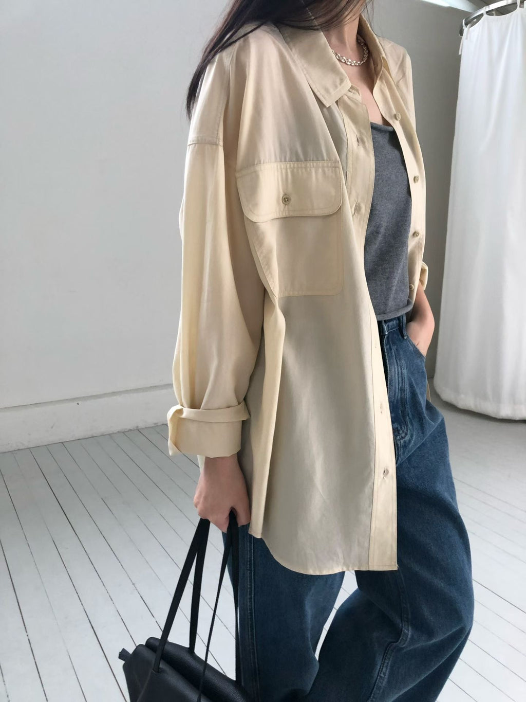 Margaret Pocket Shirt (2色)