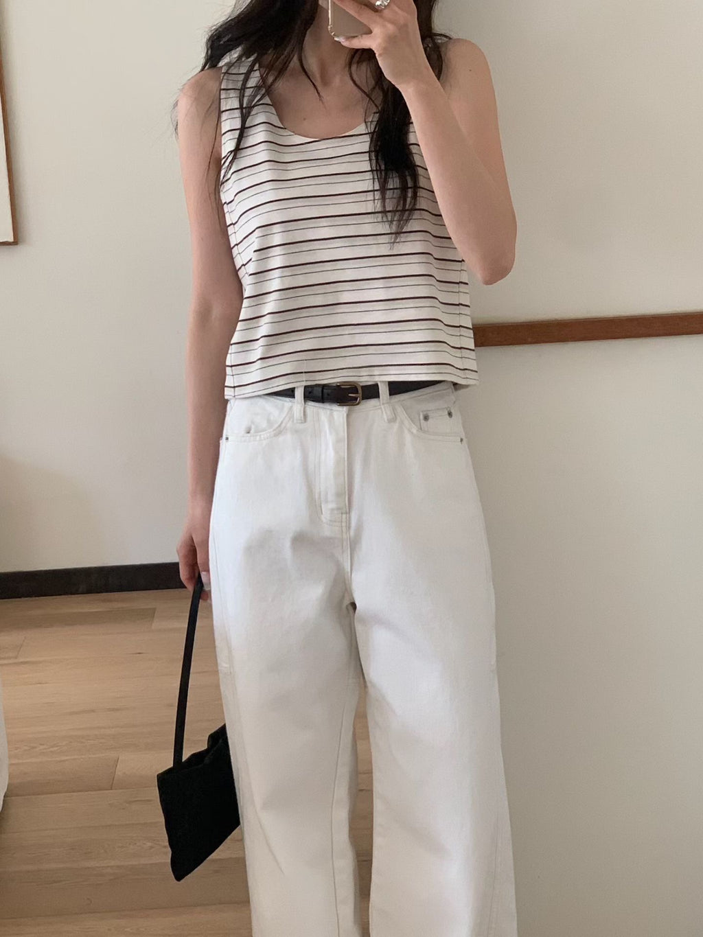 Essential Striped Sleeveless Top (3 Colors)