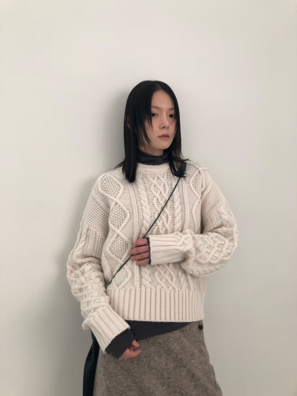 麻花針織上衣 3色