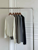 半高領針織上衣 4色