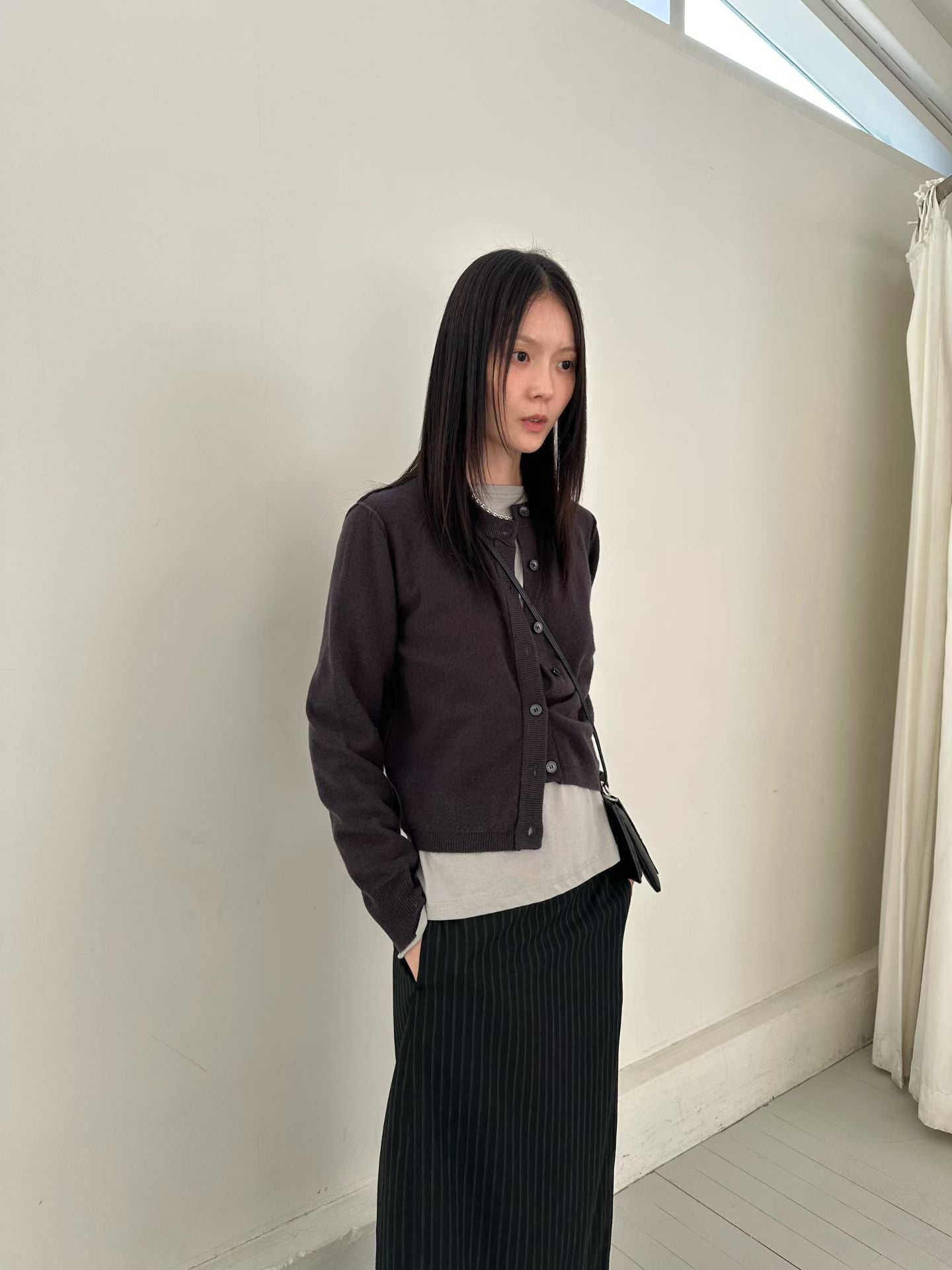 圓領針織外套 3色