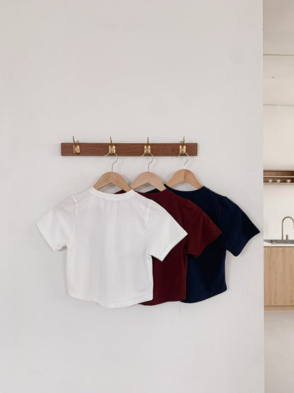 Letter 短版 Tee (3 Colors)