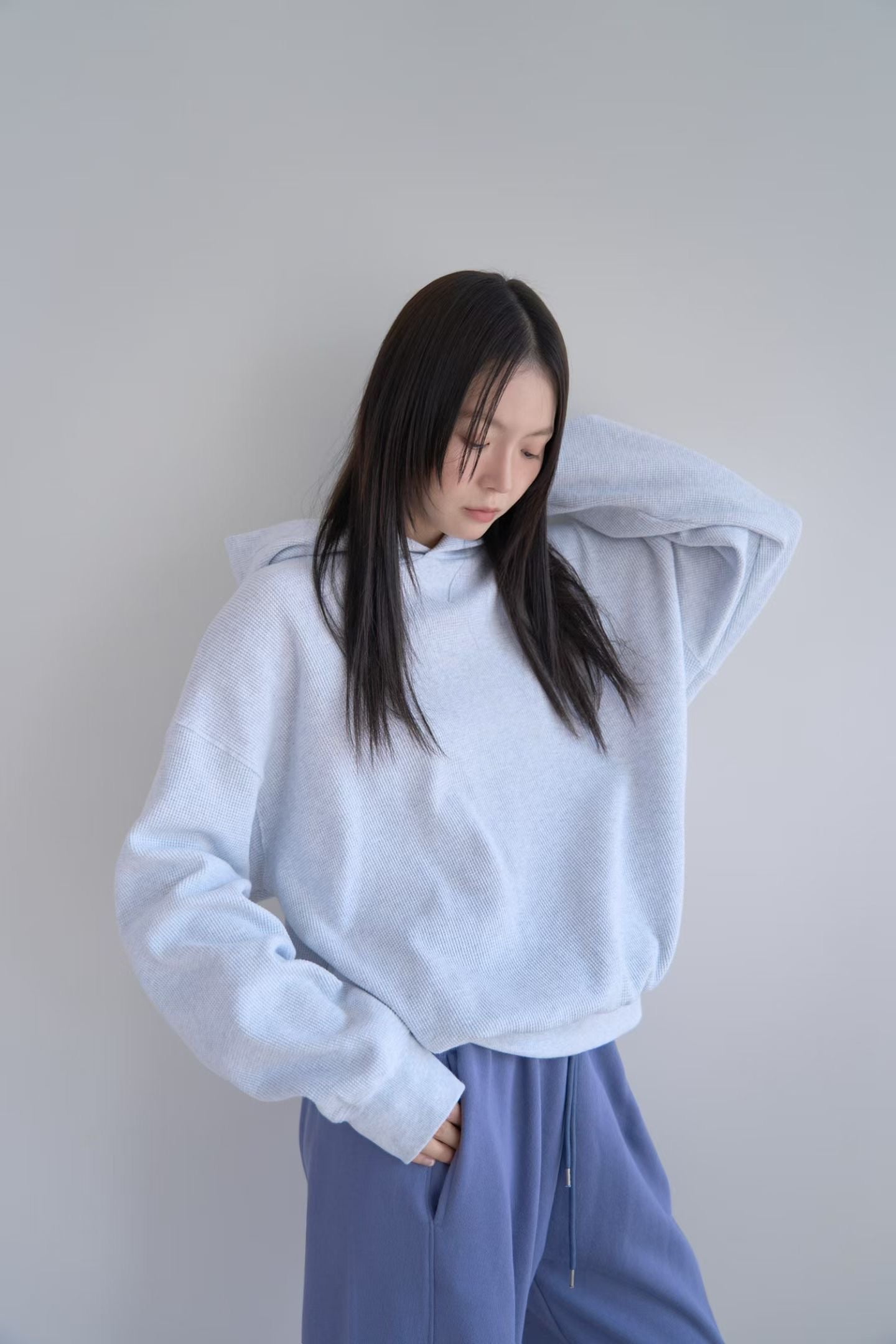 華夫格連帽衫衛衣 (2色)