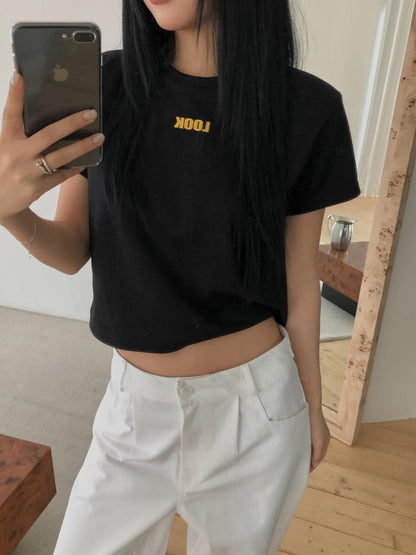 "Look" Crop Top (2 Colors)
