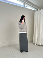 直紋鉛筆裙 2色