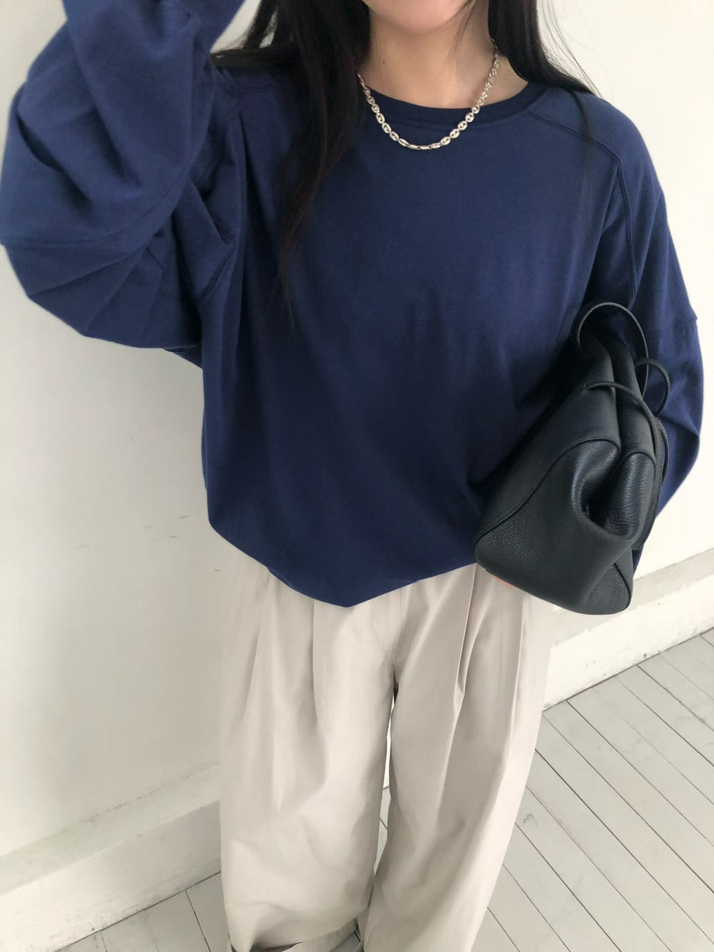 輕薄寬鬆衛衣 (4色)