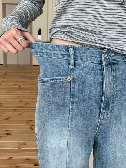 Daily Seam-Line Straight Denim