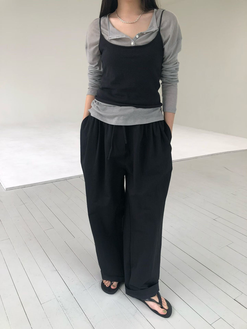 細肩帶背心 (4色)