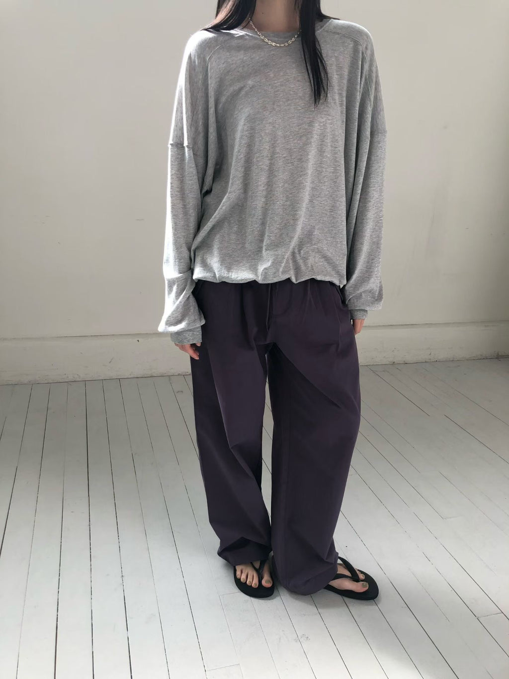 輕薄寬鬆衛衣 (4色)