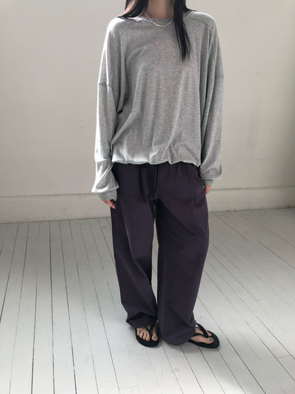 輕薄寬鬆衛衣 (4色)
